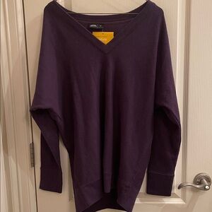 GoLite Purple V-Neck Sweater
